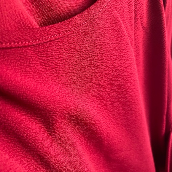 Red Wrap Dress - Picture 3 of 4